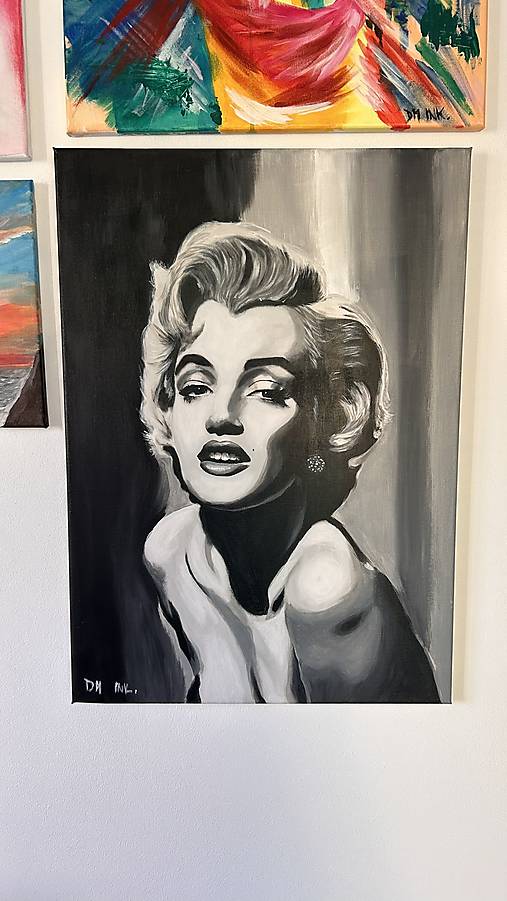 Obrazy - Nadčasová elegancia - Marilyn Monroe - 18388312_