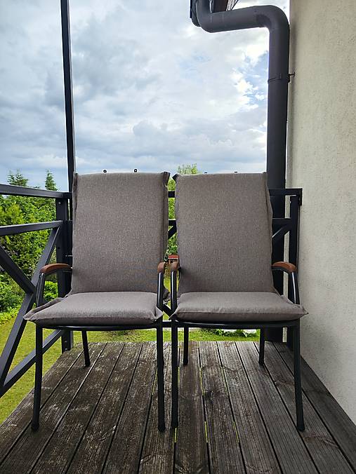 Úžitkový textil - Renovácia Záhradná poduška na zákazku Outdoor hnedo-béžový - 18393726_
