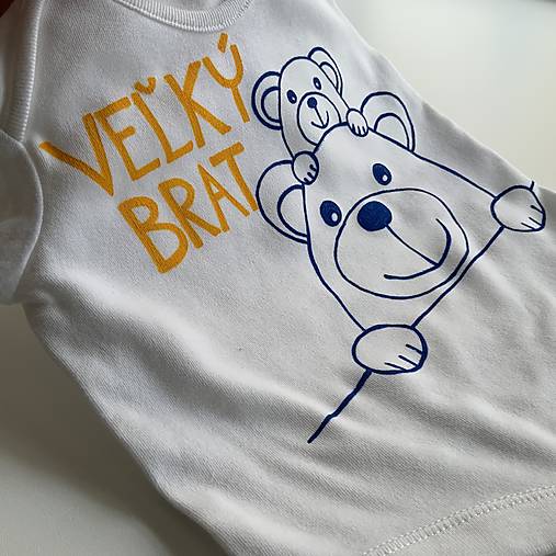 Maľovné body s macíkmi a nápisom "VEĽKÝ BRAT"