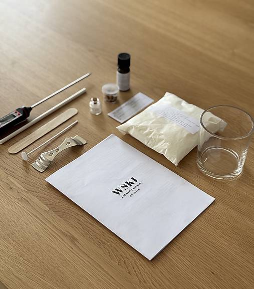 DIY sada na výrobu sójovej sviečky