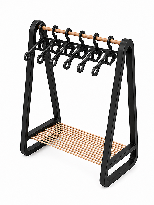 Stojan na oblečenie pre Barbie