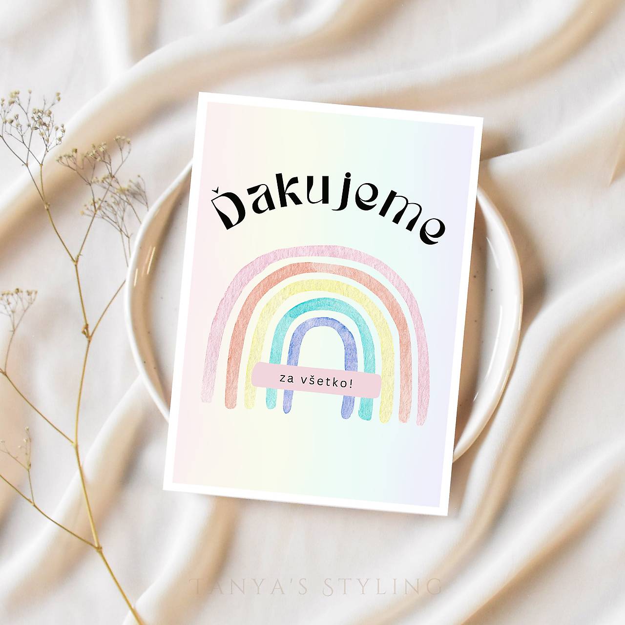 Ďakujem za všetko... (Ďakujeme)