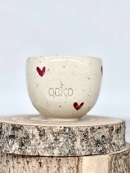 Dotty Love - pohárik lungo ocko (120ml, bez uška)