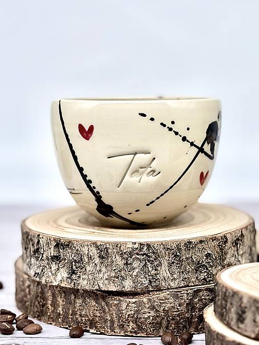 Love is in the air - pohárik latte tata limited (280ml, bez uška)
