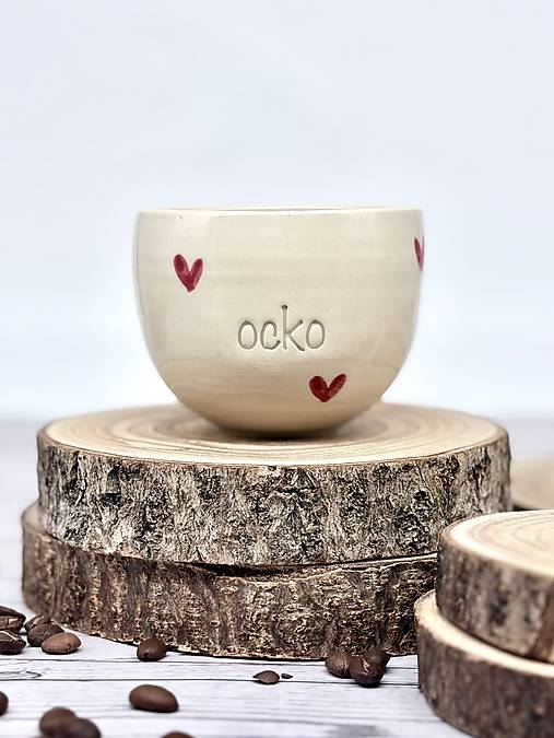 Love - pohárik cappuccino ocko (200ml, bez uška)