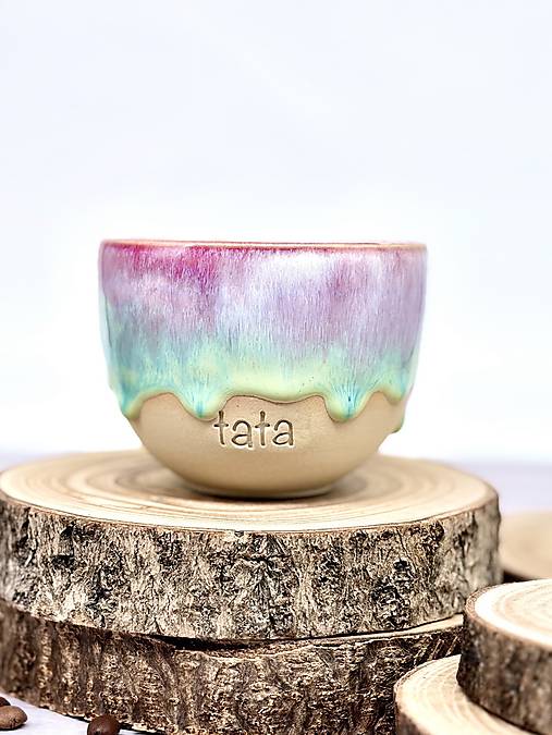 Aurora - pohárik cappuccino tata (200ml, bez uška)