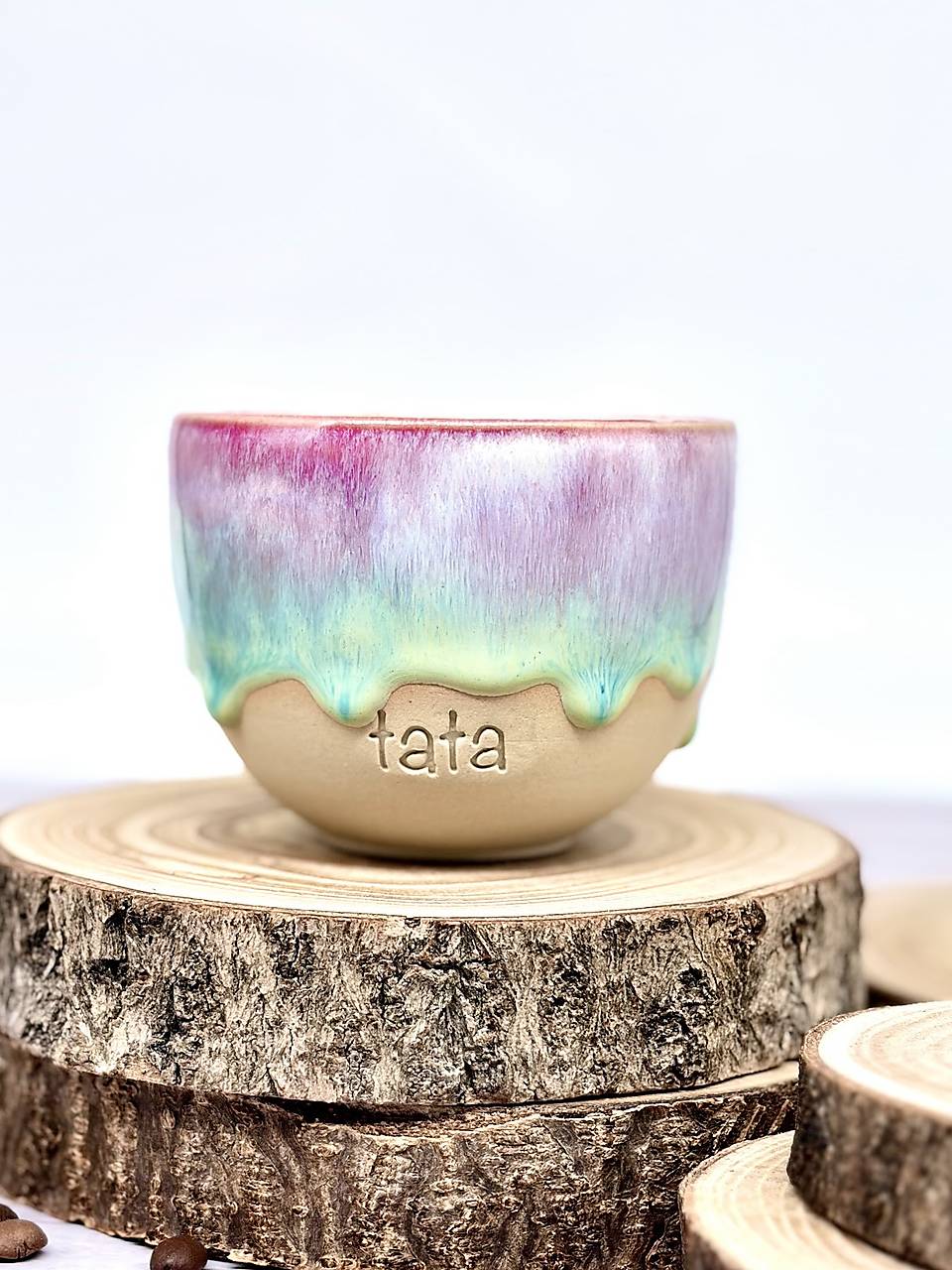 Aurora - pohárik cappuccino tata (200ml, bez uška)