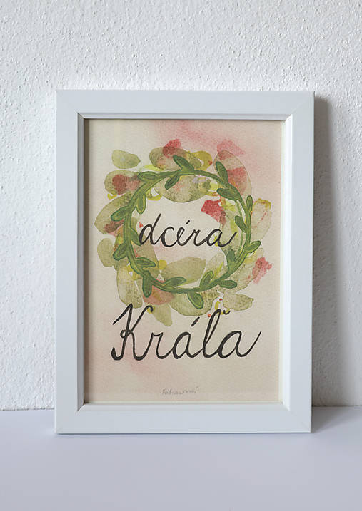 Art Print - Dcéra Kráľa