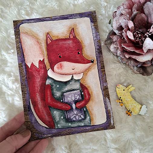 Líška knihomoľka / print