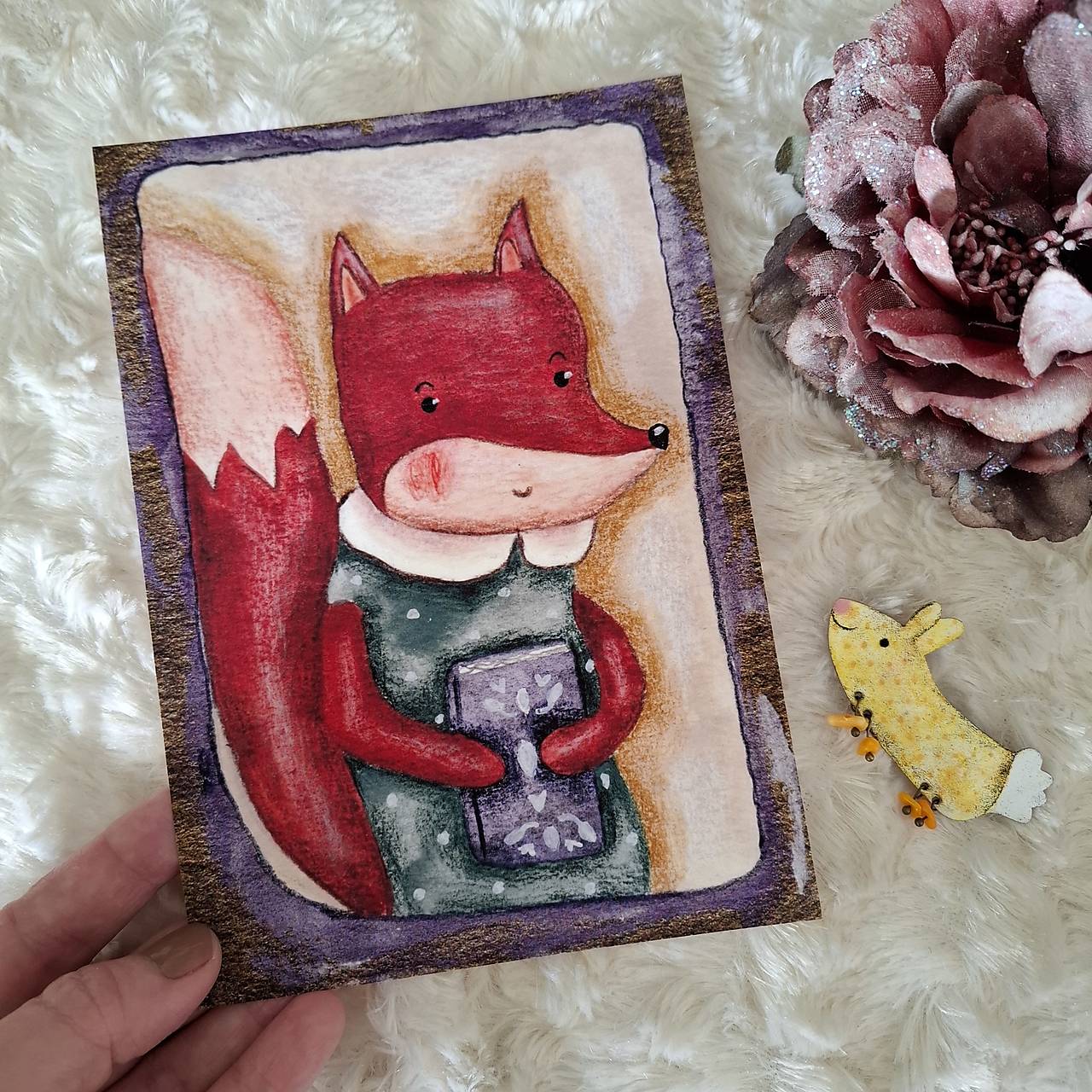 Líška knihomoľka / print