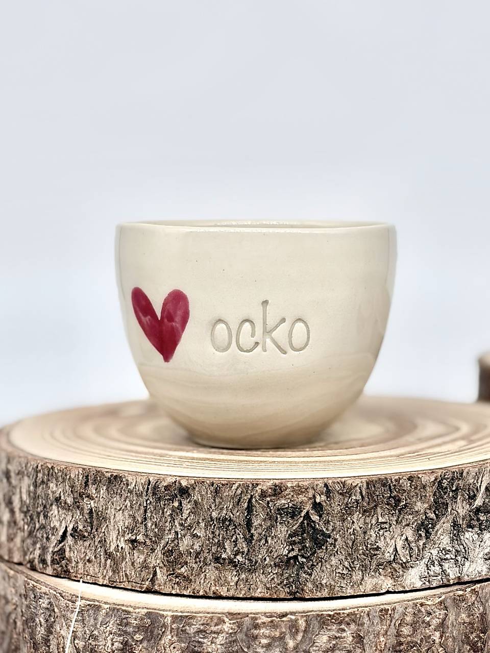 Srdce - pohárik espresso ocko (100ml, bez uška)