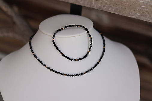 Náhrdelník choker turmalín