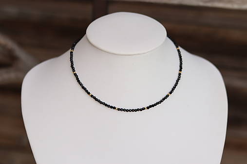Náhrdelník choker turmalín
