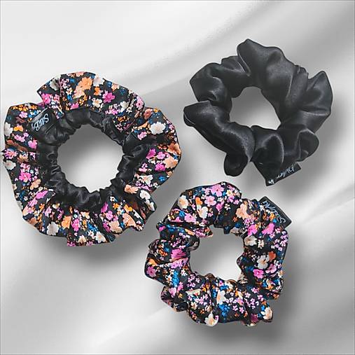Trio Silk Set – hodvábne gumičky s autorskou potlačou