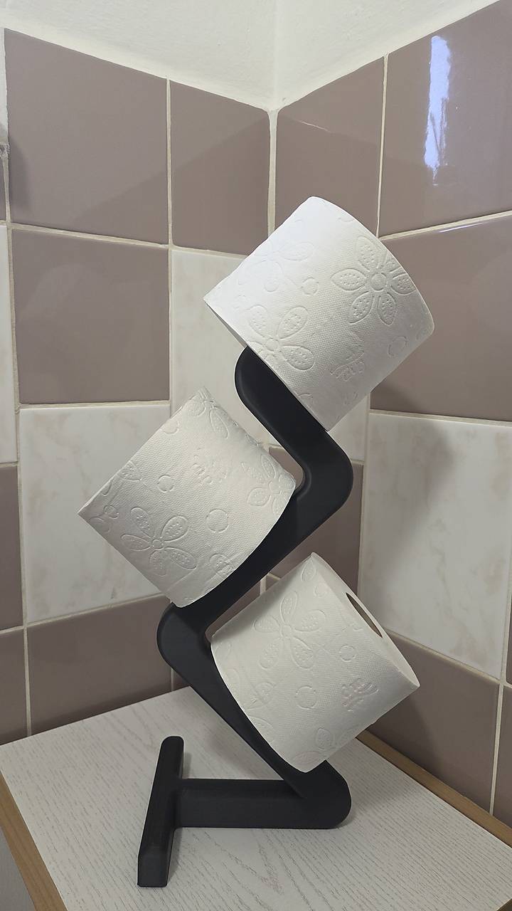 Dizajnový držiak na toaletný papier