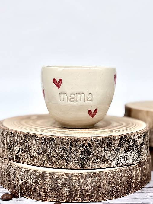 Love - pohárik espresso mama (100ml, bez uška)