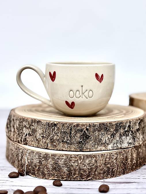 Love - šálka espresso ocko (100ml, s uškom)