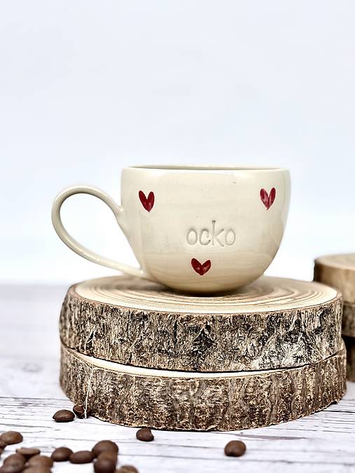 Love - pohárik cappuccino ocko (200ml, bez uška)