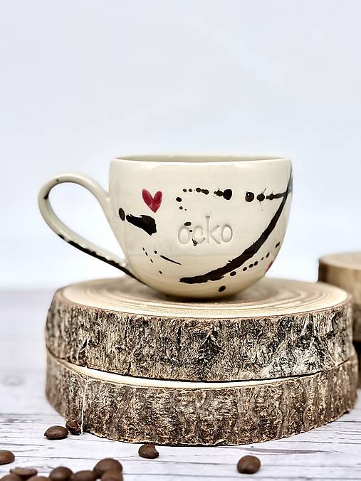 Love is in the air - šálka cappuccino ocko (200ml, s uškom)