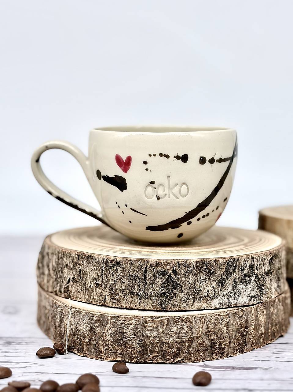 Love is in the air - šálka cappuccino ocko (200ml, s uškom)