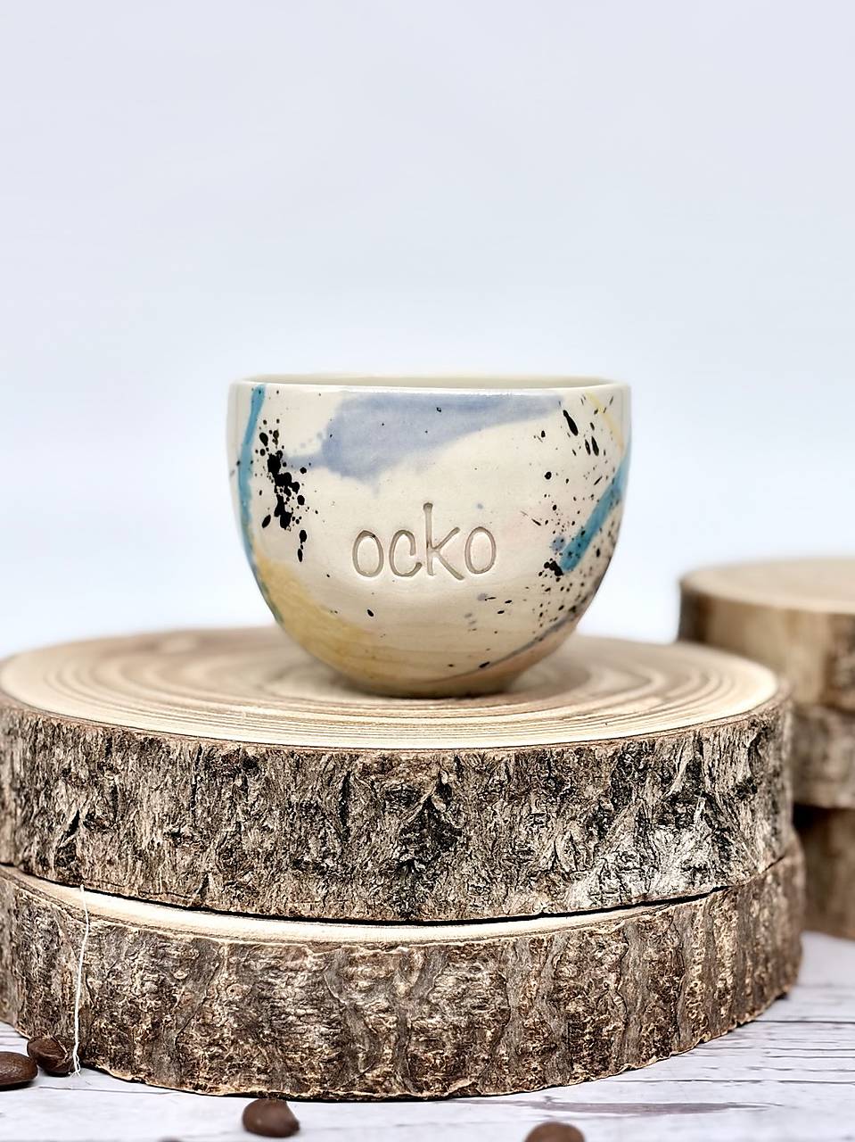Fľaky - pohárik espresso ocko (100ml, bez uška)