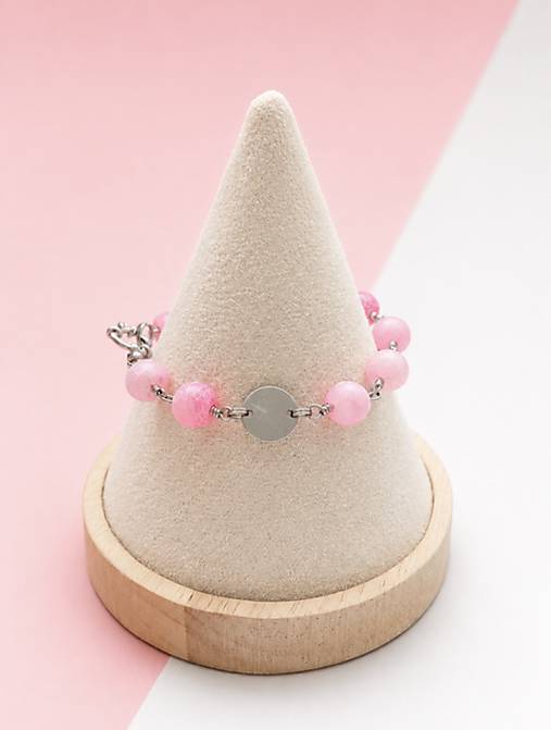 Aura Pink náramok