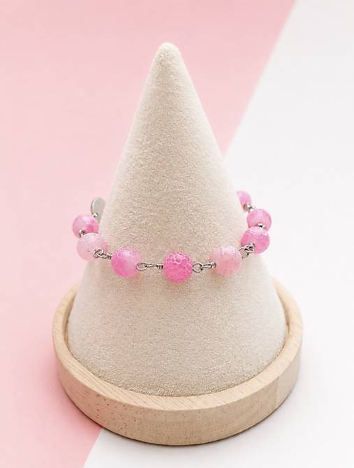 Aura Pink náramok