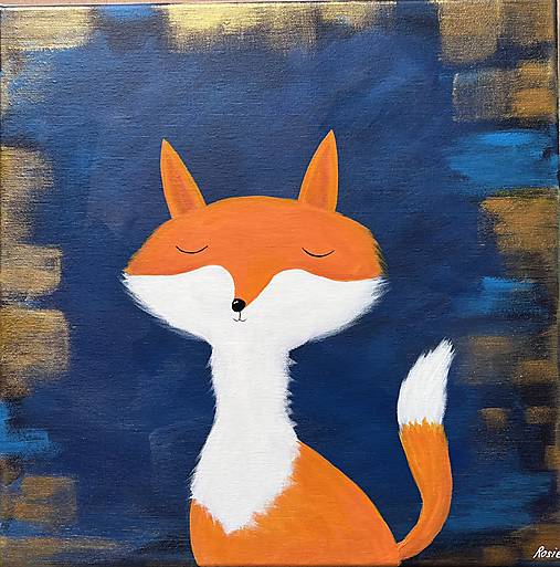 Lišiačikov portrét, originál 40x40