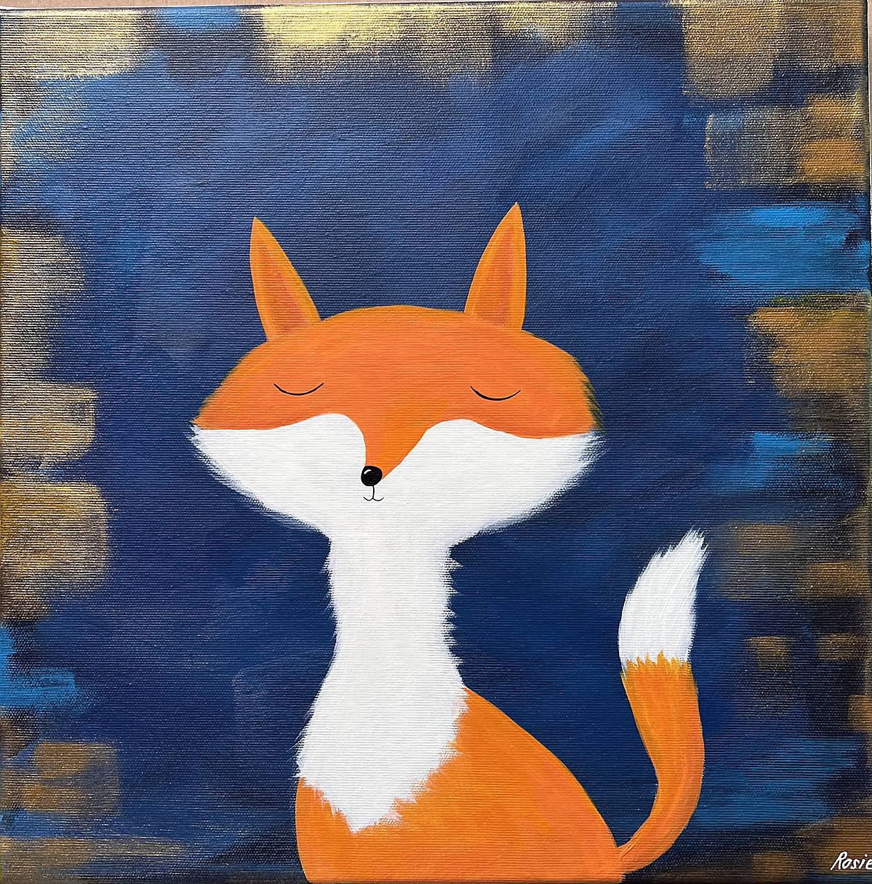 Lišiačikov portrét, originál 40x40