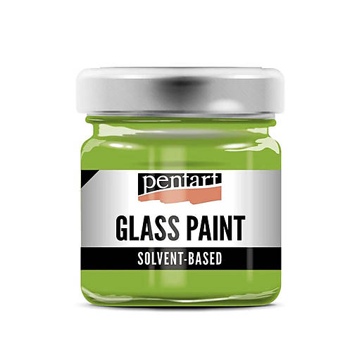Farby-laky - -50% farba na sklo, samoschnúca, 30 ml, pôvod. cena 5€ (zelená - svetlá) - 18412605_