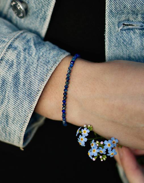 Náramky - Náramok - lapis lazuli - 18416103_