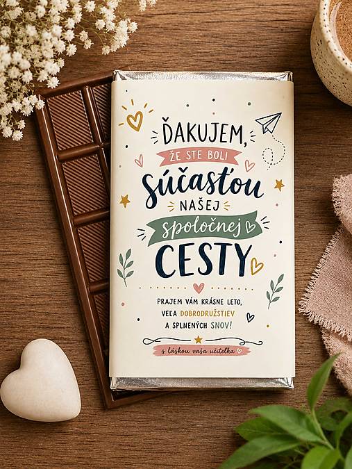 Darčeky pre svadobčanov - čokoládka pre deti - 18417026_
