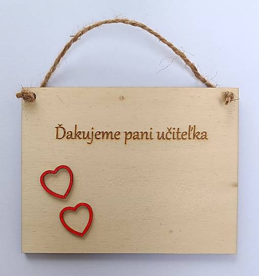 Drevená tabuľa