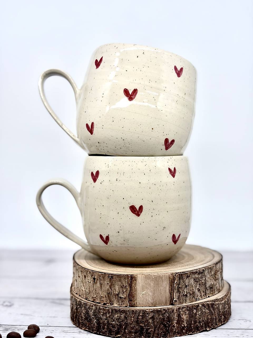 Dotty Love - šálka na čaj (400ml, s uškom)