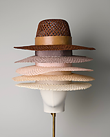 Čiapky, čelenky, klobúky - Letný klobúk paper mesh fedora – rôzne farby - 18419256_