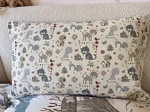 OBLIEČKA NA VANKÚŠ/ MAČIČKY