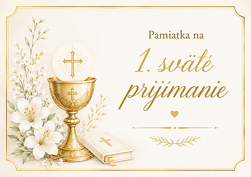 Perličkový náramok s krížikom - ruženec