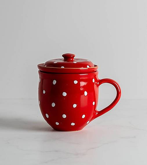 Nádoby - Hrnček na sypaný čaj /450 ml/ - 18427937_