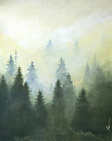 Obrazy - Mystérium lesa IV  - 18428797_