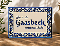 Tabuľky - Gravírovaná keramická tabuľa - 18427840_