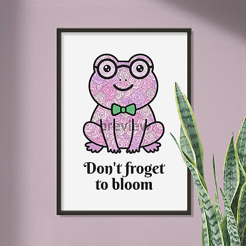 Grafika - Don´t froget to bloom - grafika (nežabudni kvitnúť) - 18430811_