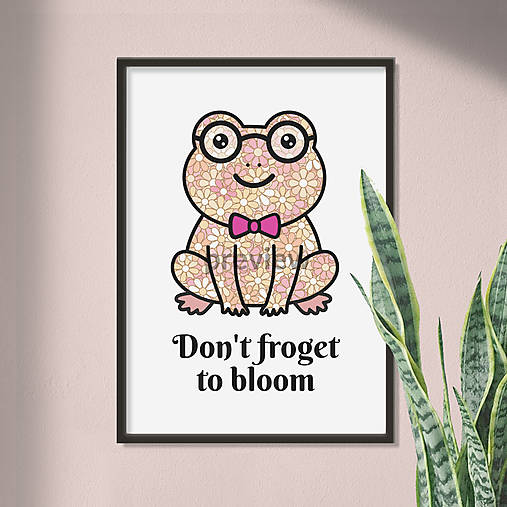 Grafika - Don´t froget to bloom - grafika (nežabudni kvitnúť) (marhuľky) - 18430817_