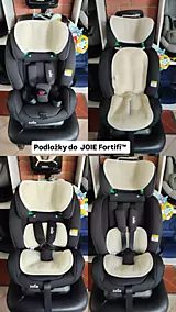 Detský textil - VLNIENKA zmenšovacia vložka do autosedačky Joie Fortifi 100% Merino top super wash Natural - 18432323_