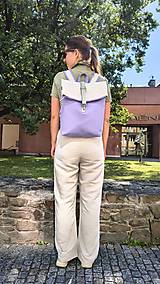 Batohy - Ronya backpack matcha lavender - 18431248_