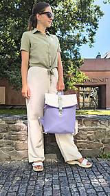 Batohy - Ronya backpack matcha lavender - 18431250_
