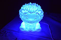 Svietidlá - 3D LED lampa Lev - 18432115_
