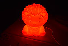 Svietidlá - 3D LED lampa Lev - 18432117_