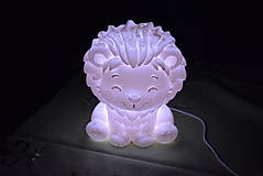 Svietidlá - 3D LED lampa Lev - 18432122_