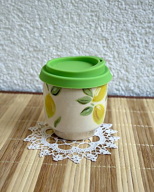 Keramický hrnček so sebou / travel cup Amalfi Coast