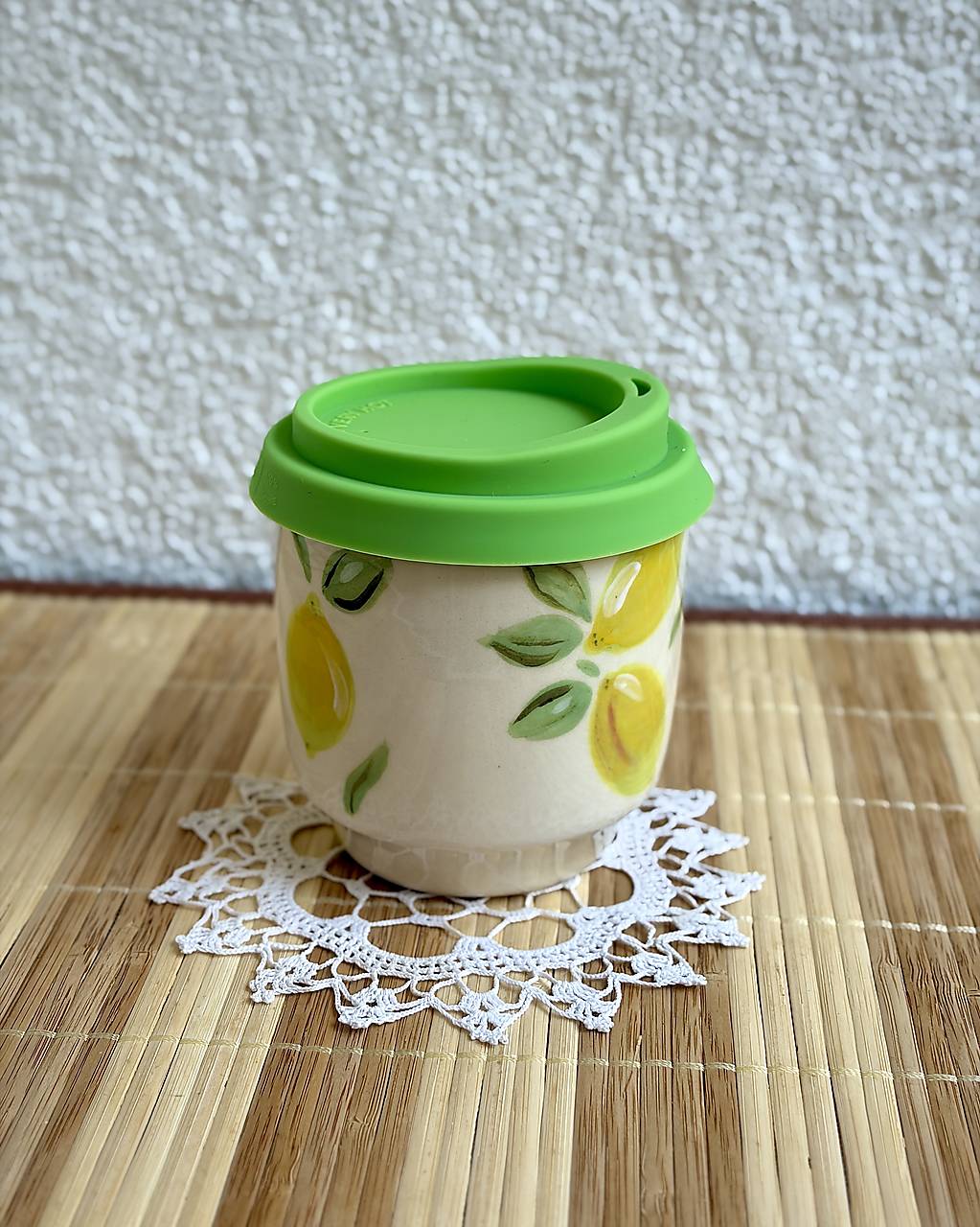 Keramický hrnček so sebou / travel cup Amalfi Coast